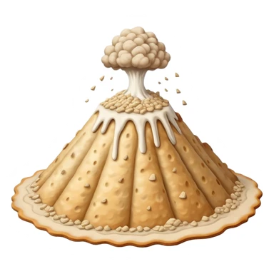 matza volcano eruption sticker