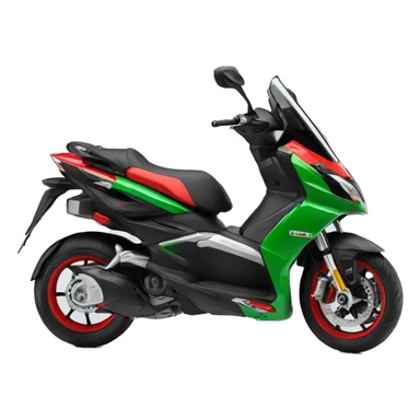 Aprilia sr 50 gt replica 2020 black red and a little bit of green sticker