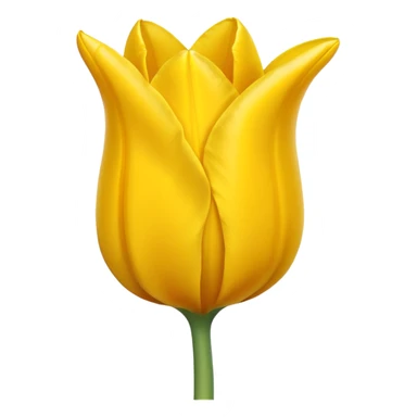 Emoji de tulipán amarillo sticker