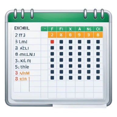 excel practice sticker