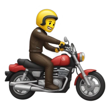 Moto en weeling sticker