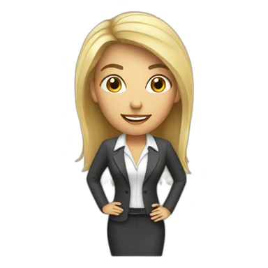hr recruiter woman sticker