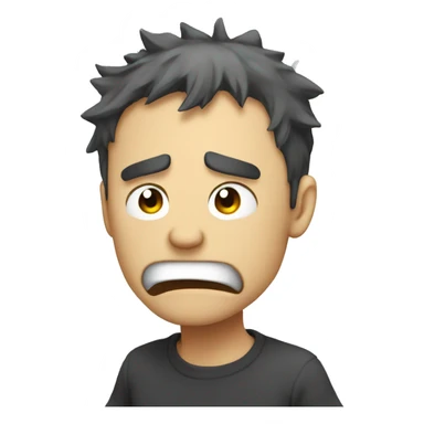 an anime rage guy sticker