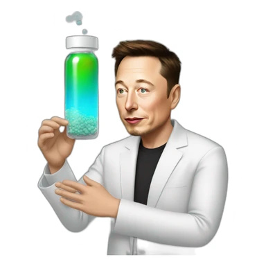 elon musk doing drugs, for educational purposes only, inclusiveness and positive, LGTBQ+ sticker