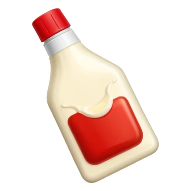 una bustina monoporzione di maionese e una ketchup da 10 ml sticker