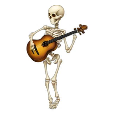 skeleton-lady-tango sticker