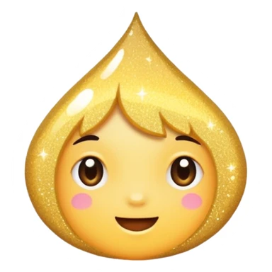  sparkling shiny glitter, with bright sparkles and shimmering particles, simple cute cartoon style sticker