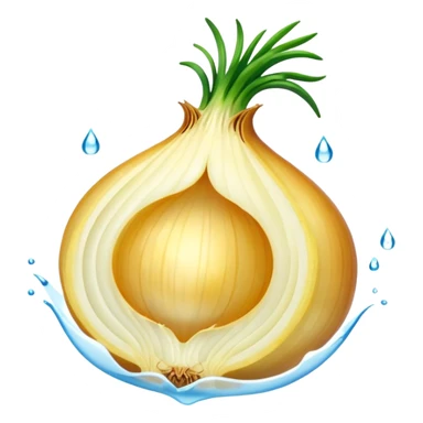 sliced yellow onion sticker