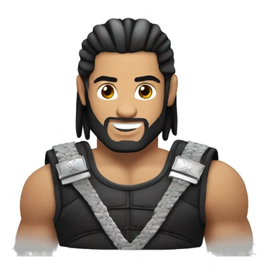 Roman reigns with WWE belt sticker