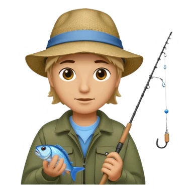 Gone fishing sticker