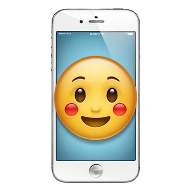 emoji de un iphone sticker