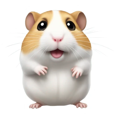 Hamster with tear falling from its eye sticker