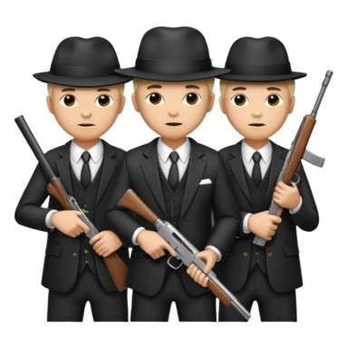team of gangsters sticker