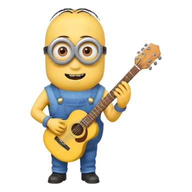 Minion holding agutiatr sticker