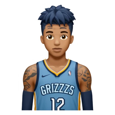 Ja Morant Grizzlies sticker