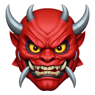 Oni Mask sticker