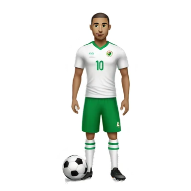 Football player from Algeria sticker