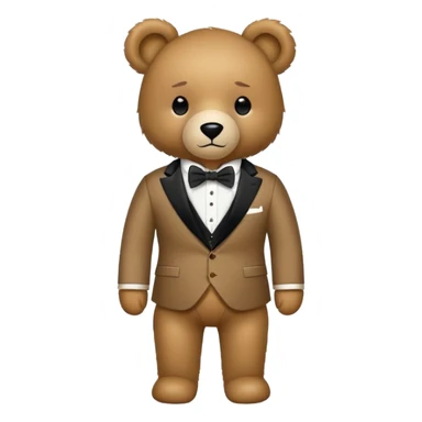 Ralph Lauren Polo Bear teddy bear wearing a suit and bowtie sticker