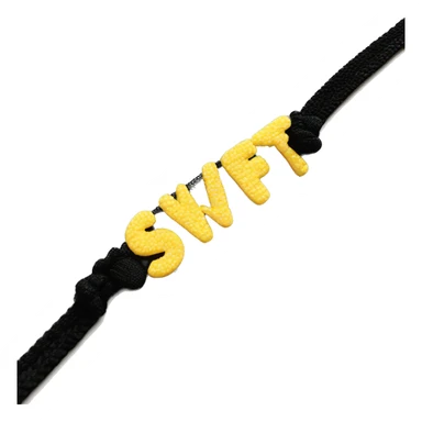 Friendship bracelet that says Swifty on it ￼ sticker