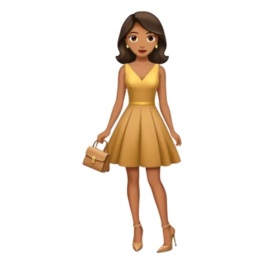 Man wearing a dress and high heels  sticker