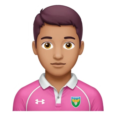 Rugby Fashion pink sticker