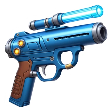 Star-Lord's quad blaster gun glowing sticker
