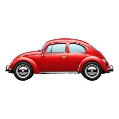 vw beetle side view sticker