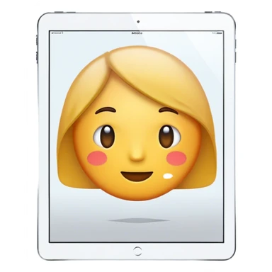 Drawing on ipad sticker