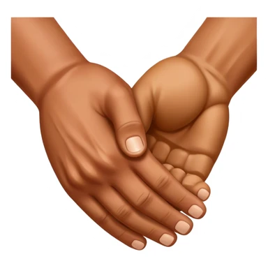 realistic cinematic handshake of muscles hands sticker