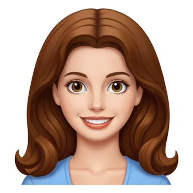 Lana Del Rey smiling sticker