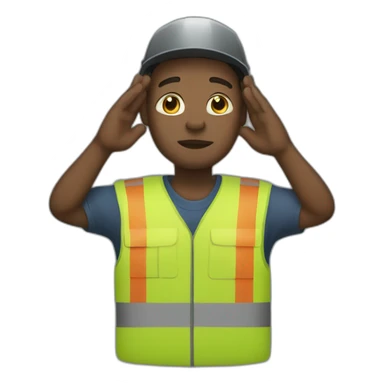 dump truck driver with hands in prayer sticker