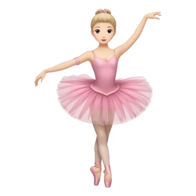 full body balet with tutu sticker