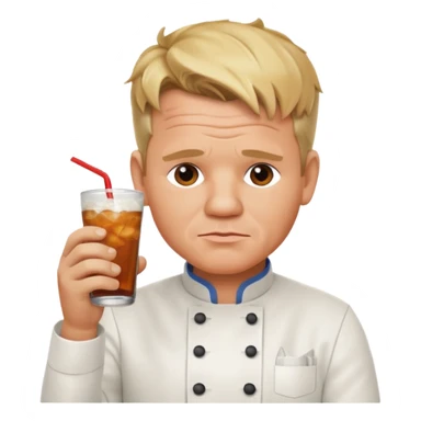 gordon ramsay sipping soda sticker