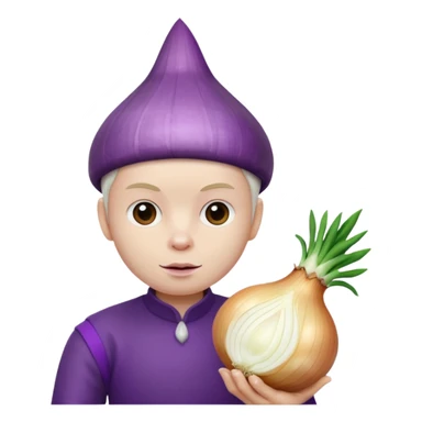 julliened onion sticker