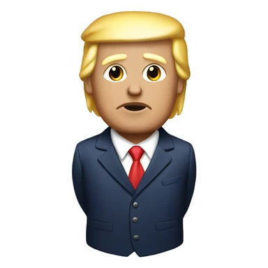 Trump with a frechie sticker