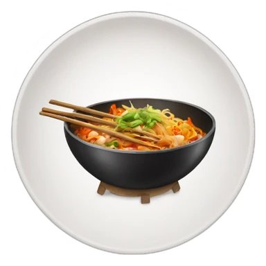 wok thai food sticker