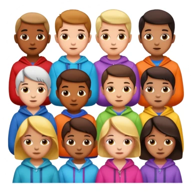 Enfants portrait  sticker