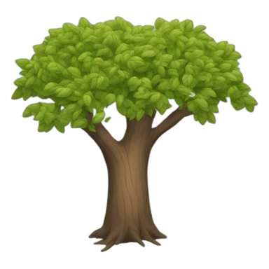 tree with less leaves sticker