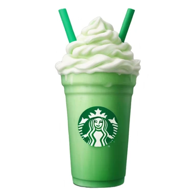 Starbucks green milkshake  sticker