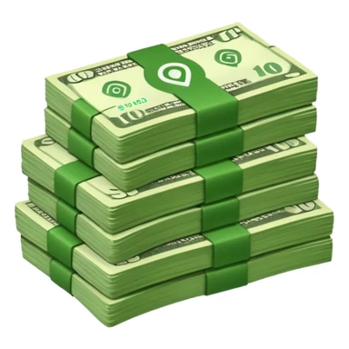wifi money bill stack sticker
