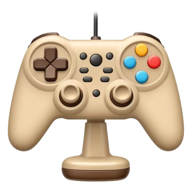Joystick beige color sticker