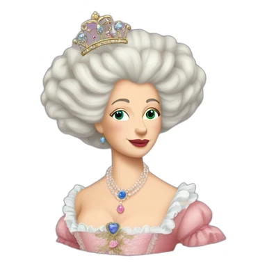 Queen Marie Antoinette sticker
