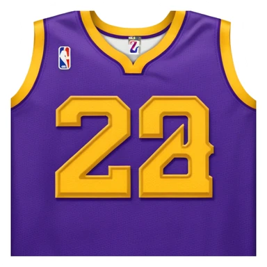 los angeles lakers jersey sticker