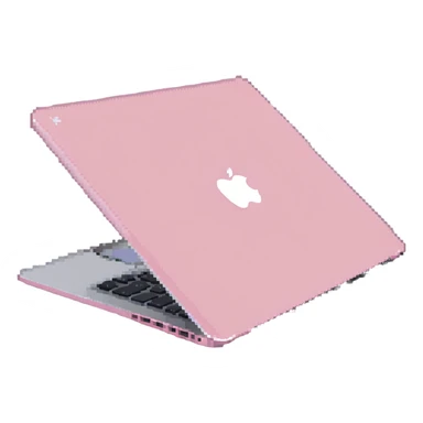 pink MacBook laptop sticker