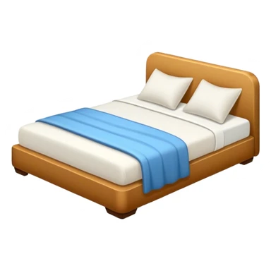 Comfy bed from the side  sticker