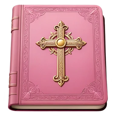 Pink bible sticker