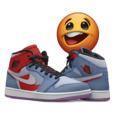 Stitch with jordans sticker