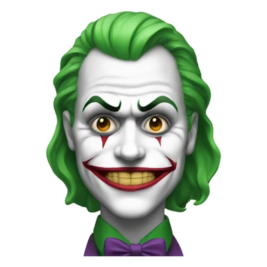 Joker from dc sticker