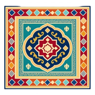 muslim prayer mat sticker