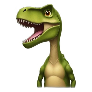 T-rex saying "GNIII" sticker